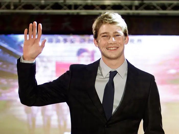 Joe Alwyn in November 2016. AP Photo/Chiang Ying-ying